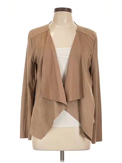 Pre-owned Just Fab Blazer Jacket In Brown