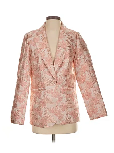 Pre-owned Just Fab Blazer Jacket In Pink