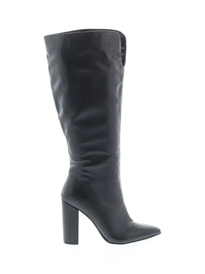 Pre-owned Just Fab Boots In Black