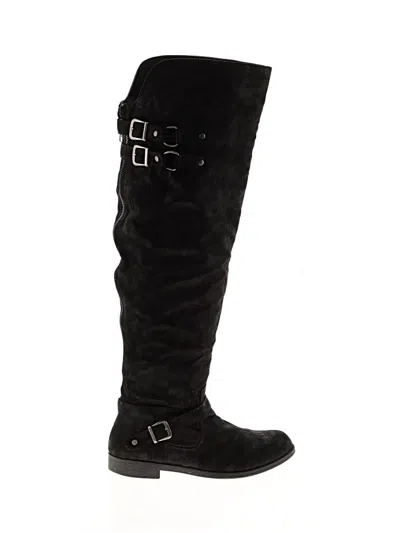 Pre-owned Just Fab Boots In Black