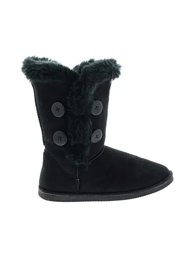 Pre-owned Just Fab Boots In Black