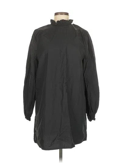 Pre-owned Just Fab Casual Dress In Black