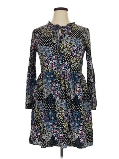 Pre-owned Just Fab Casual Dress In Black