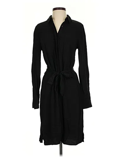Pre-owned Just Fab Casual Dress In Black