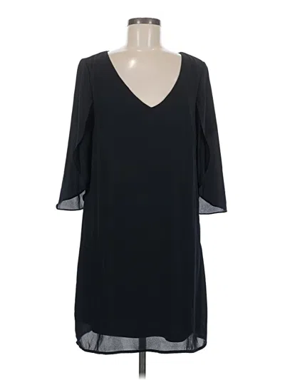 Pre-owned Just Fab Casual Dress In Black