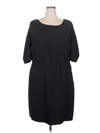 Pre-owned Just Fab Casual Dress In Black