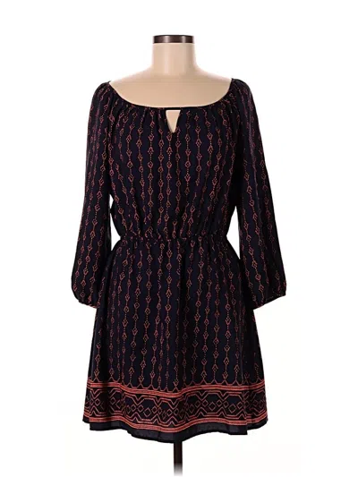 Pre-owned Just Fab Casual Dress In Blue