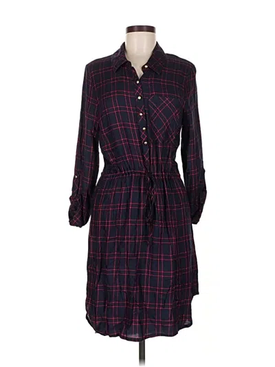 Pre-owned Just Fab Casual Dress In Blue