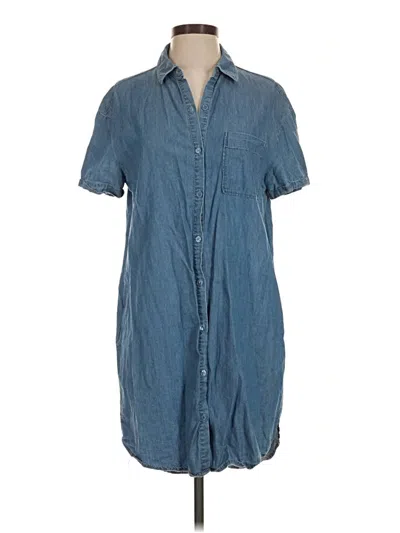 Pre-owned Just Fab Casual Dress In Blue