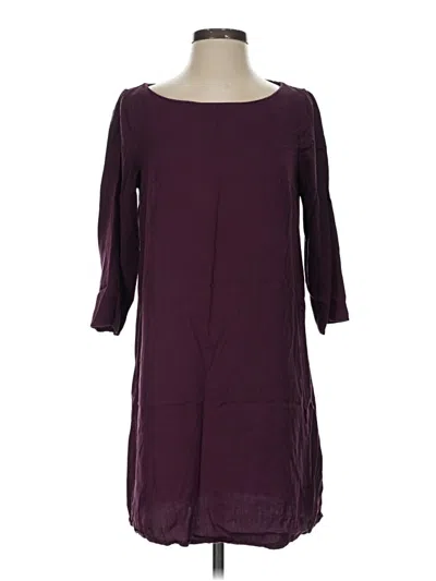 Pre-owned Just Fab Casual Dress In Burgundy