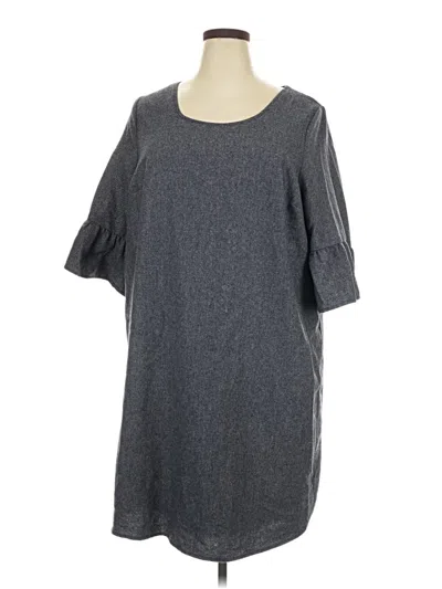 Pre-owned Just Fab Casual Dress In Gray