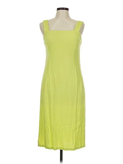 Pre-owned Just Fab Casual Dress In Green