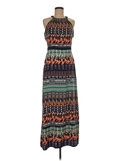 Pre-owned Just Fab Casual Dress In Orange