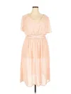 Just Fab Casual Dress In Pink