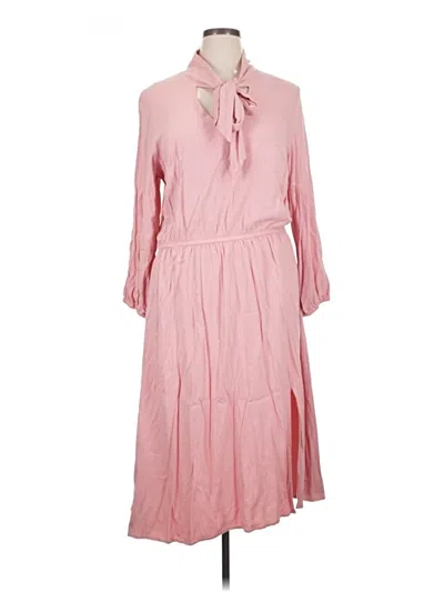 Pre-owned Just Fab Casual Dress In Pink