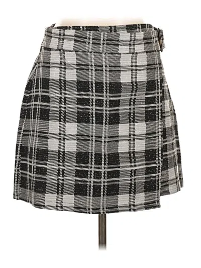Pre-owned Just Fab Casual Skirt In Gray