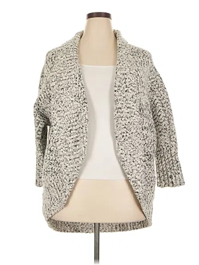 Pre-owned Just Fab Coat In Gray