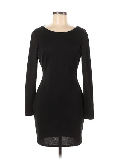 Pre-owned Just Fab Cocktail Dress In Black