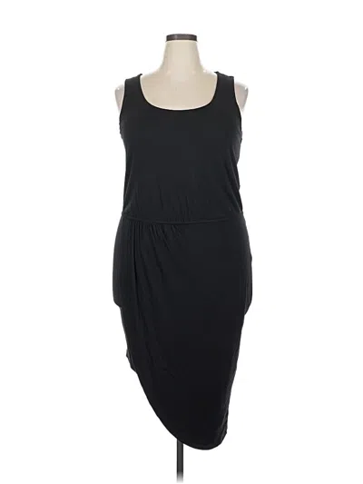 Pre-owned Just Fab Cocktail Dress In Black