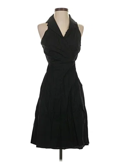 Pre-owned Just Fab Cocktail Dress In Black