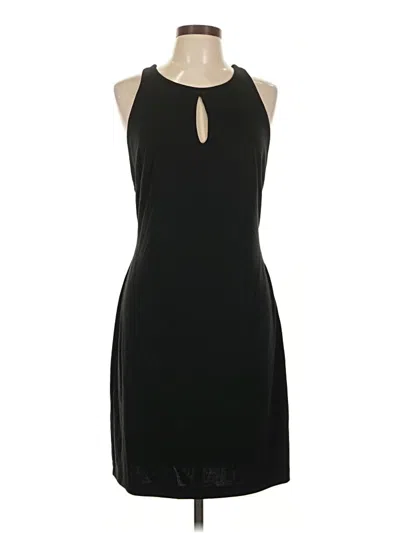 Pre-owned Just Fab Cocktail Dress In Black