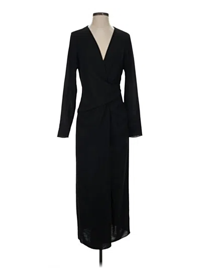 Pre-owned Just Fab Cocktail Dress In Black
