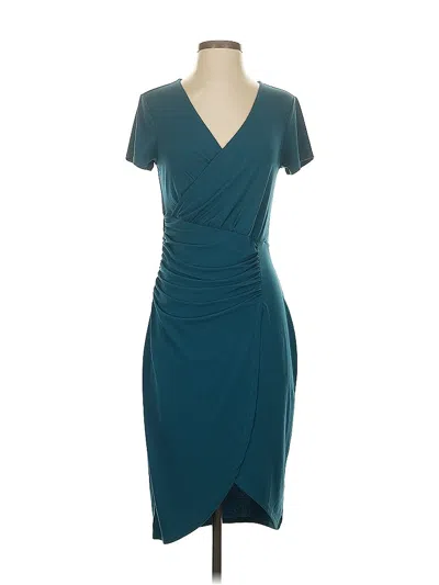 Pre-owned Just Fab Cocktail Dress In Blue