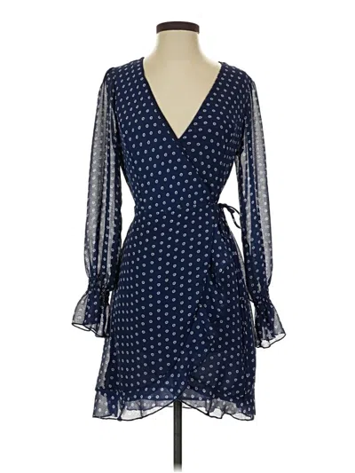 Pre-owned Just Fab Cocktail Dress In Blue