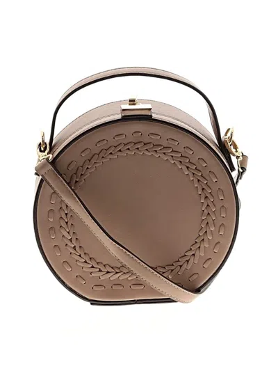 Pre-owned Just Fab Crossbody Bag In Brown