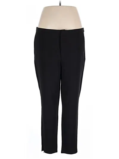 Pre-owned Just Fab Dress Pants In Black