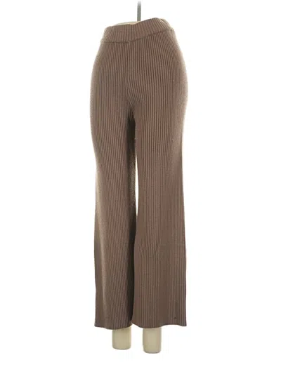 Pre-owned Just Fab Dress Pants In Brown