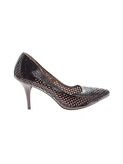 Pre-owned Just Fab Heels In Brown