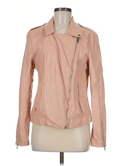 Pre-owned Just Fab Jacket In Pink