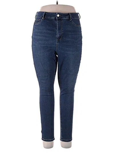 Pre-owned Just Fab Jeans In Blue
