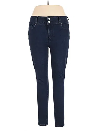 Pre-owned Just Fab Jeans In Blue
