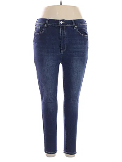 Pre-owned Just Fab Jeans In Blue