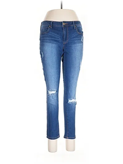 Pre-owned Just Fab Jeans In Blue