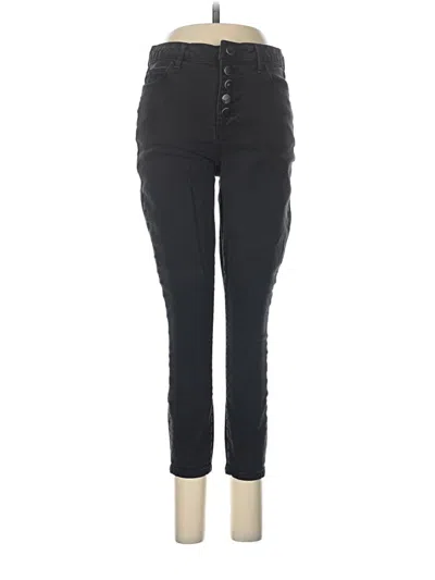 Pre-owned Just Fab Jeggings In Black