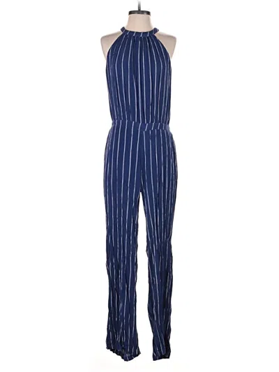 Pre-owned Just Fab Jumpsuit In Blue