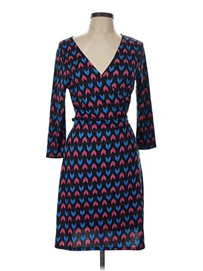 Pre-owned Just Fab Kimono In Blue