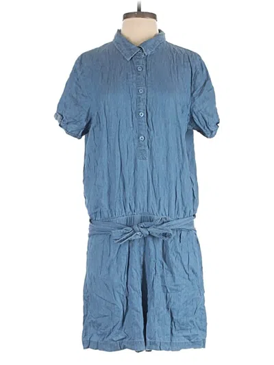 Pre-owned Just Fab Romper In Blue