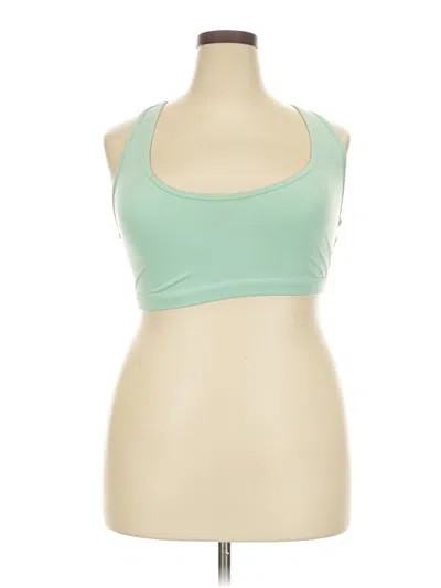 Pre-owned Just Fab Sports Bra In Green