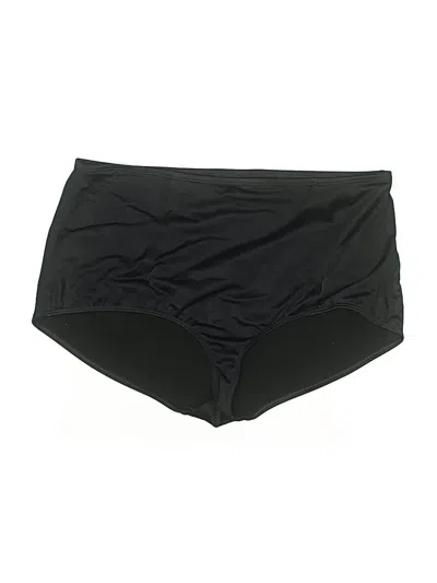 Pre-owned Just Fab Swimsuit Bottoms In Black