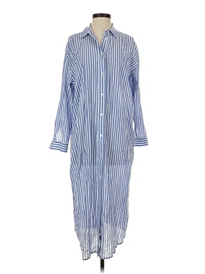 Pre-owned Just Female Casual Dress In Blue