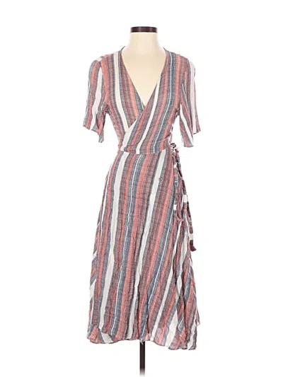 Pre-owned Just Female Casual Dress In Brown