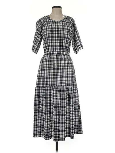 Pre-owned Just Female Casual Dress In Gray