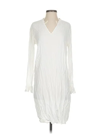 Pre-owned Just Female Casual Dress In White