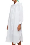 Just Female Helpful Shirt Dress In White In White