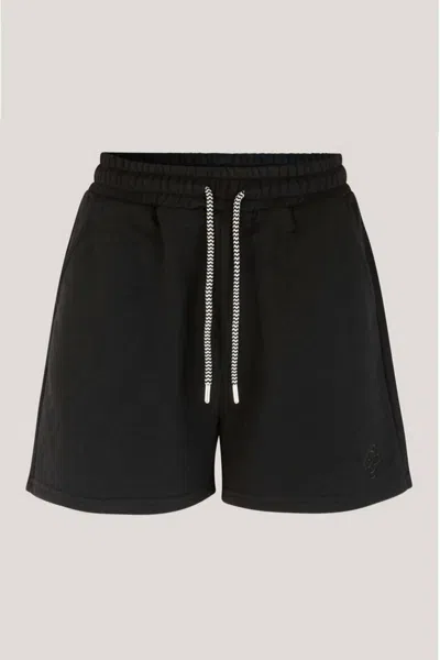 Just Female Women's Paisley Sweat Shorts In Black