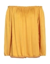 Just For You Woman Top Marigold Size L Viscose, Silk In Yellow